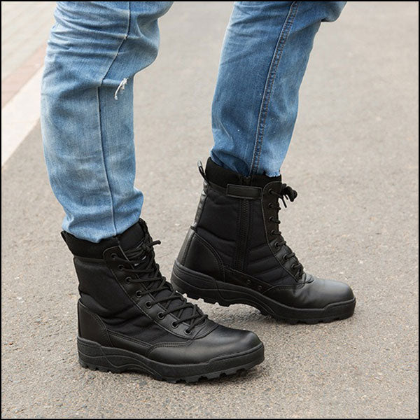 Botte style militaire