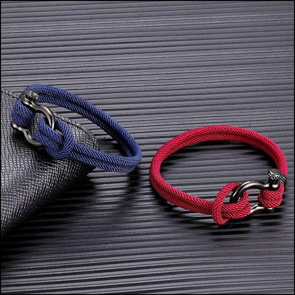 Bracelet militaire corde