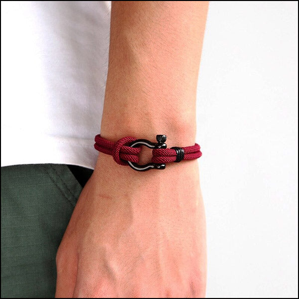 Bracelet militaire corde