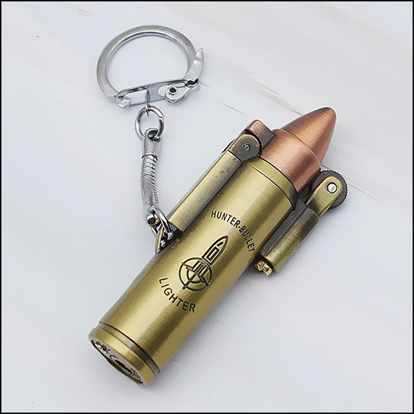 Briquet en forme de balle de fusil