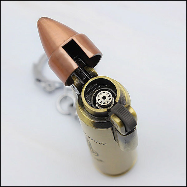 Briquet en forme de balle de fusil