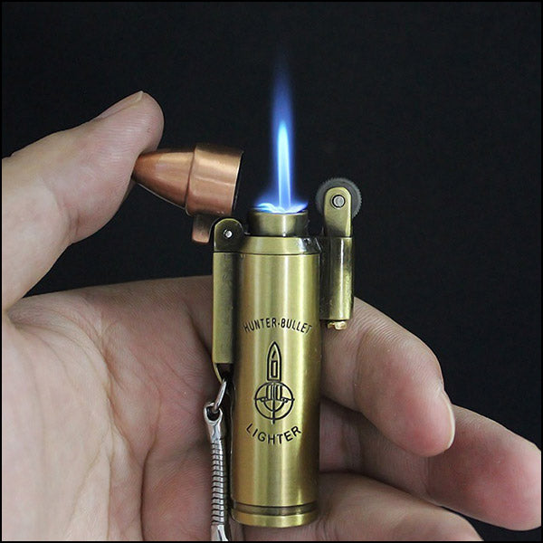 Briquet en forme de balle de fusil