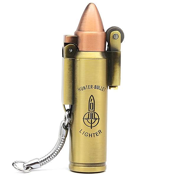 Briquet en forme de balle de fusil