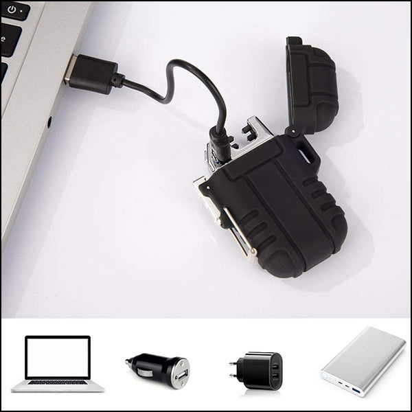 Briquet USB Tempête Électrique Gaz
