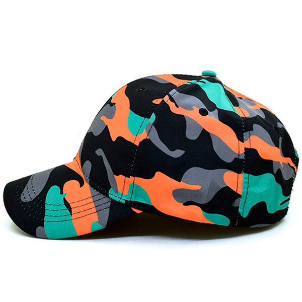 Casquette camo femme