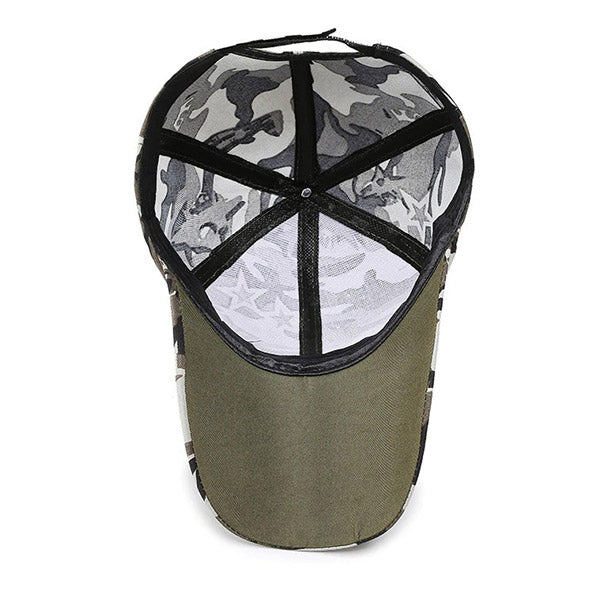 Casquette camouflage hiver