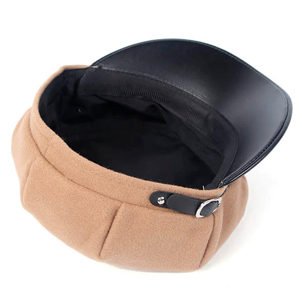 Casquette gavroche femme kaki