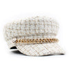 Casquette marin femme blanche