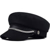Casquette marin femme noir