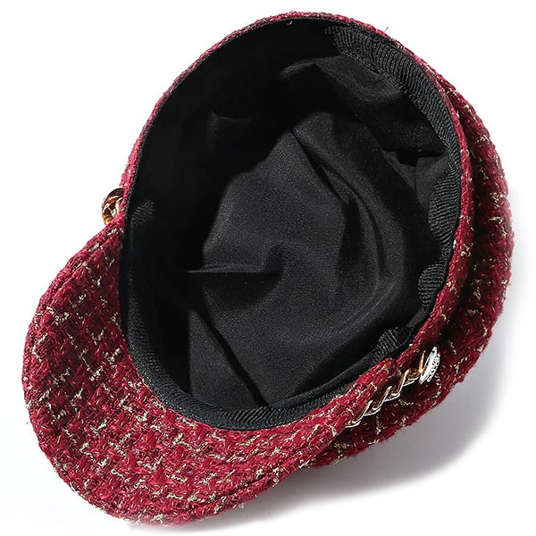 Casquette marin femme rouge