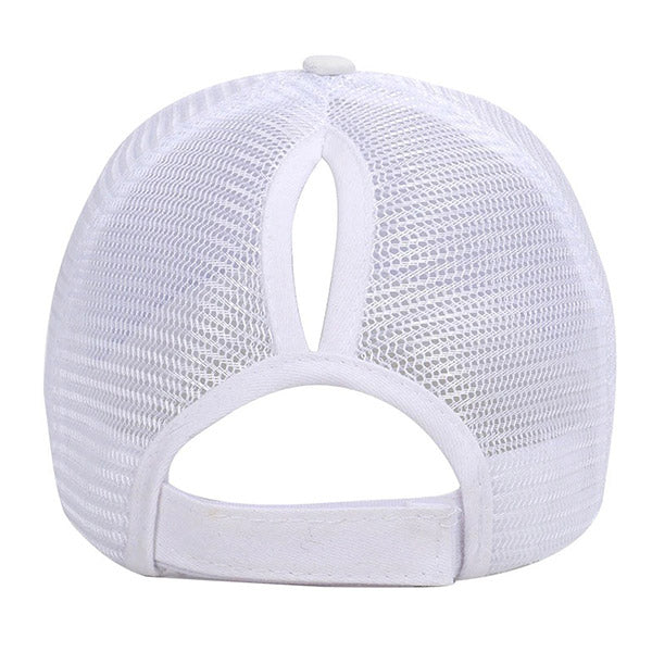 Casquette Queue De Cheval Pour Femme En Noir