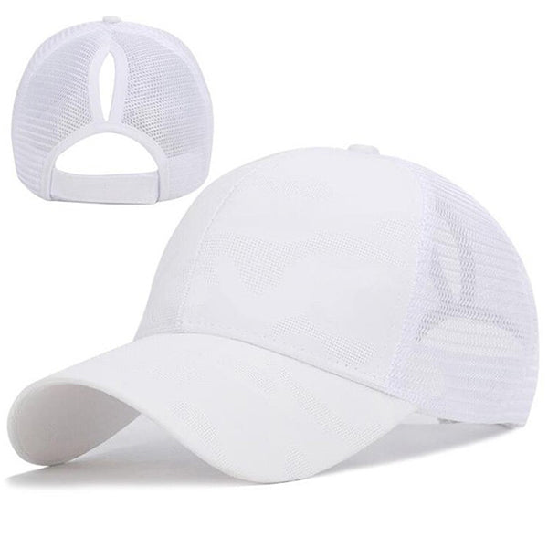 Casquette queue de cheval femme