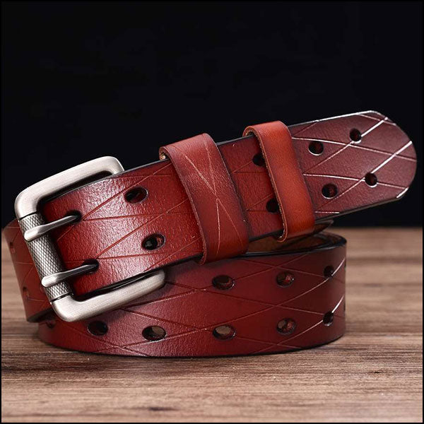 Ceinture militaire en cuir