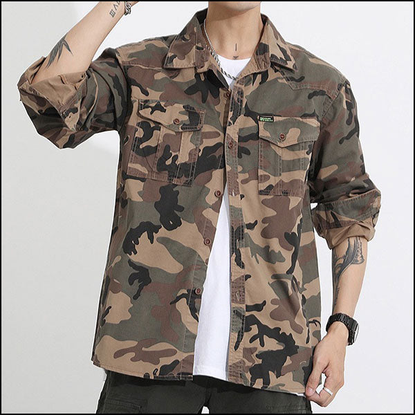 Chemise camouflage