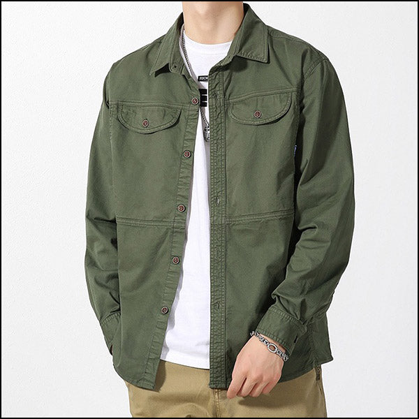 Chemise militaire coton