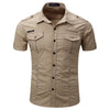 Chemise militaire homme manche courte