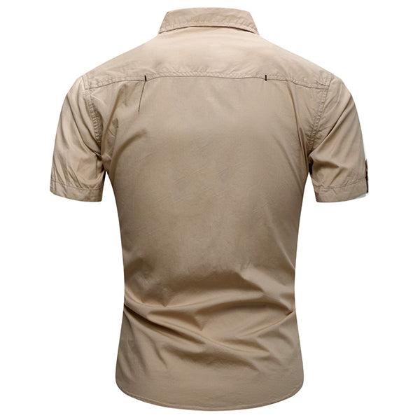 Chemise militaire homme manche courte