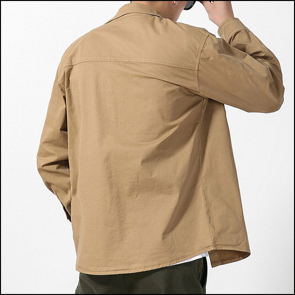Chemise militaire kaki