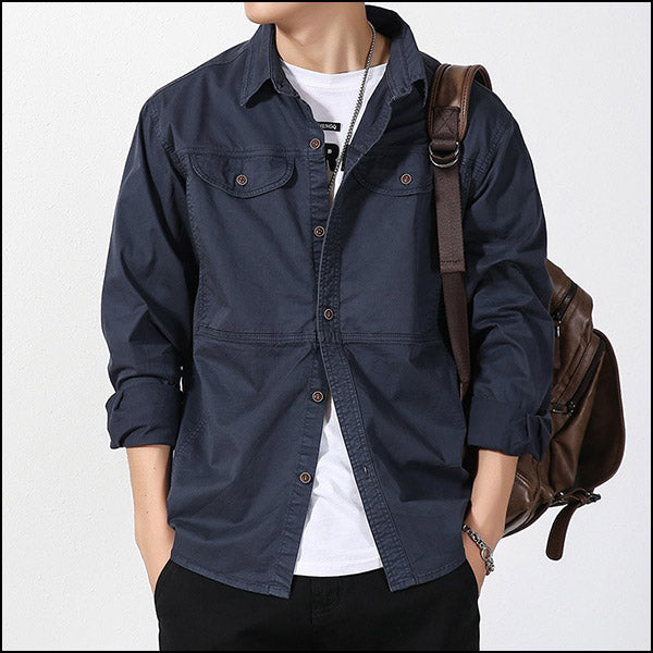 Chemise militaire manche longue