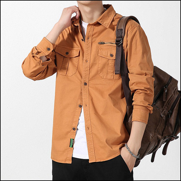 Chemise style militaire