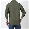 Chemise style militaire homme