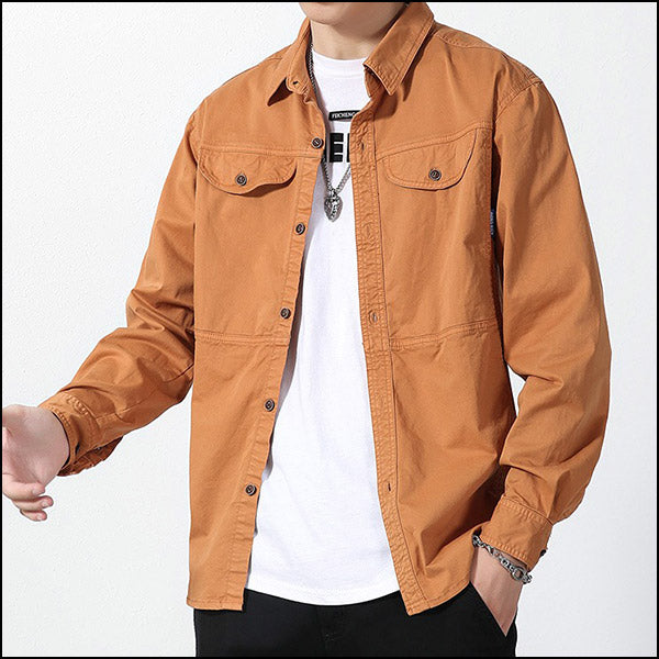 Chemise type militaire