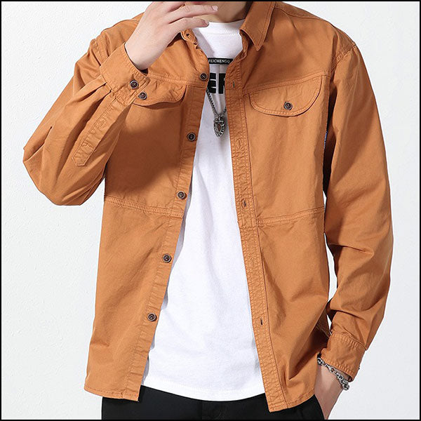 Chemise type militaire