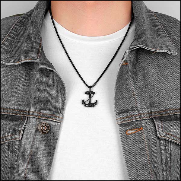 Collier ancre marine