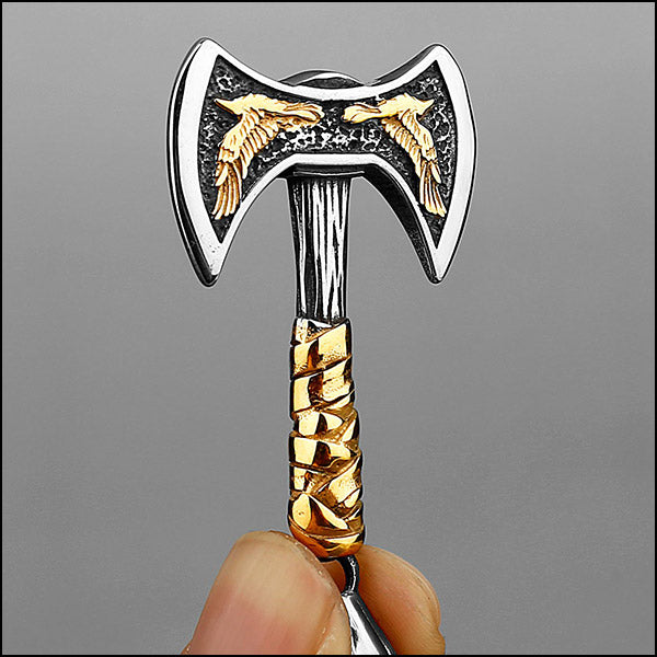 Collier hache viking