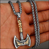 Collier hache viking
