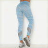 Legging camouflage bleu
