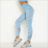 Legging camouflage bleu