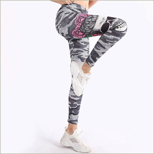 Legging camouflage motif