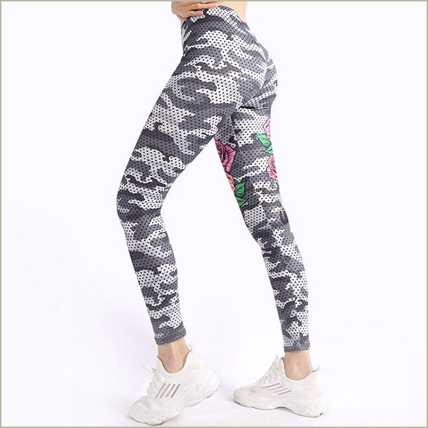 Legging camouflage motif