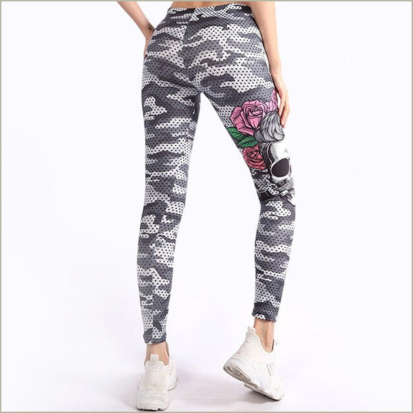 Legging camouflage motif