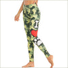Legging camouflage vert