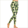Legging camouflage vert
