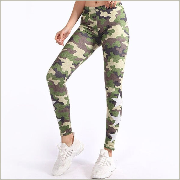 Legging motif camouflage