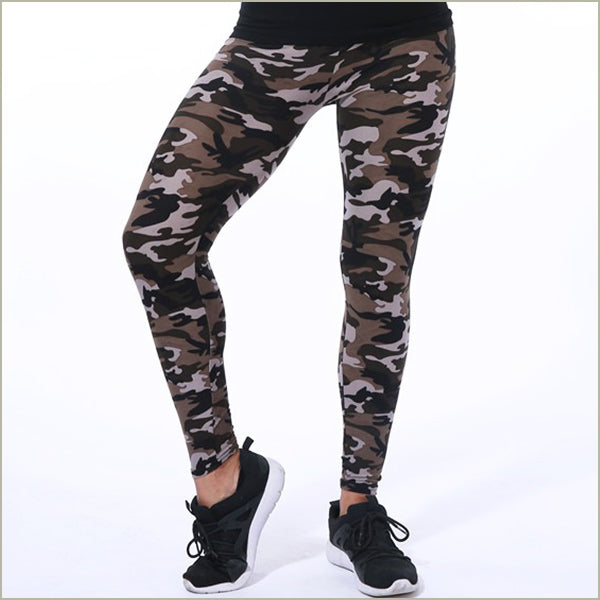 Legging motif militaire