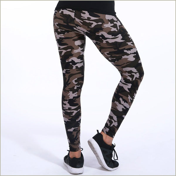 Legging motif militaire