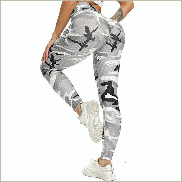 Legging sport camouflage femme
