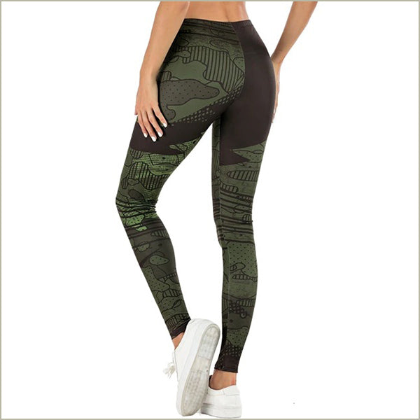 Legging style militaire