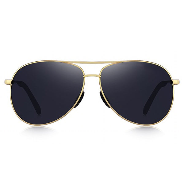 Lunette aviateur doré