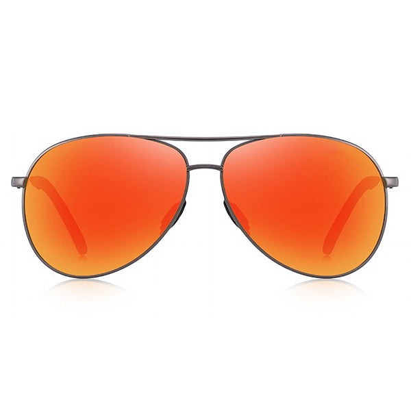 Lunette aviateur orange