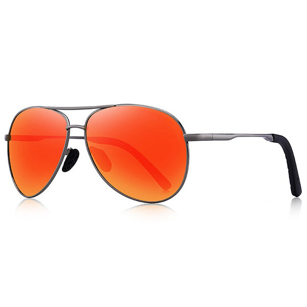 Lunette aviateur orange