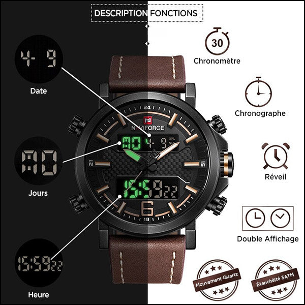 Montre chrono militaire