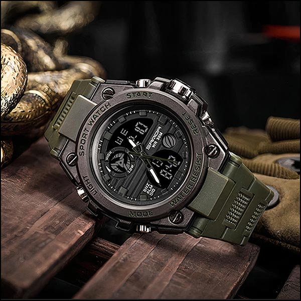 Montre homme style militaire