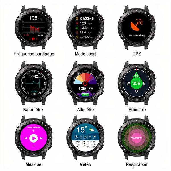 Montre militaire connectée