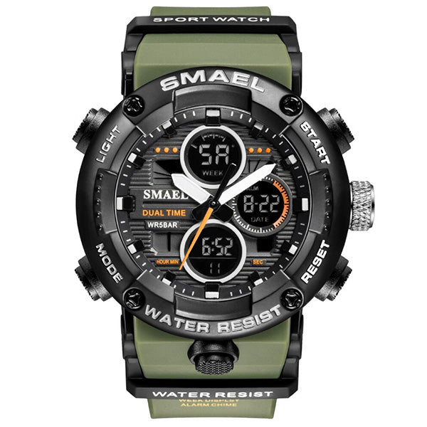 Montre Analogique Quartz Homme Macabolo - Style Militaire Sport Étanche Décontractée