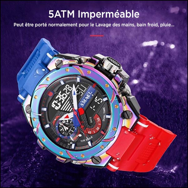 Montre militaire robuste